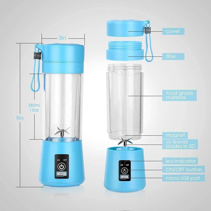 Portable Electric 6 Blade USB Juice Maker