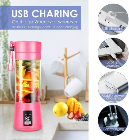 Portable Electric 6 Blade USB Juice Maker